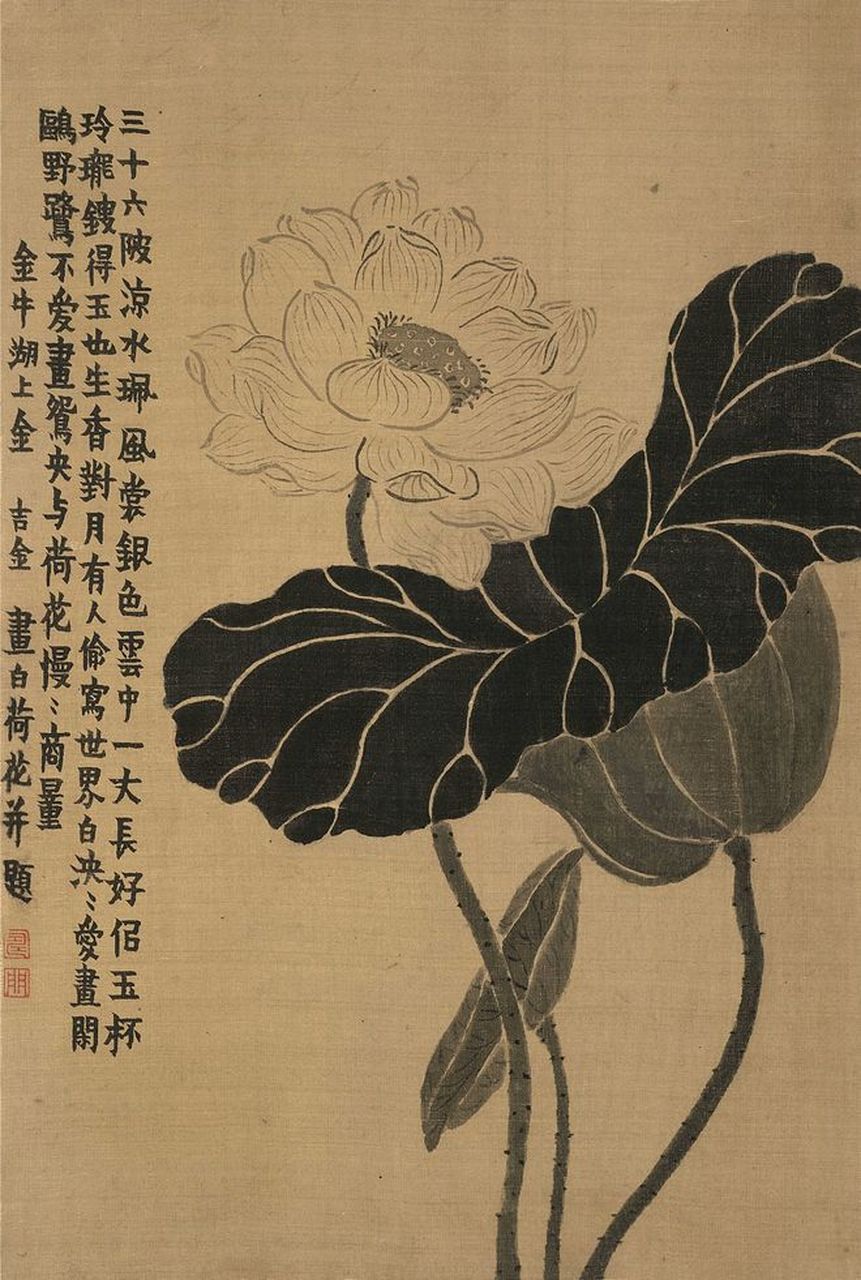 中国花鸟画中的名花卉