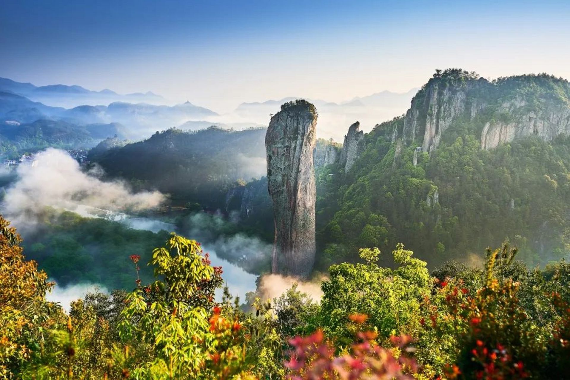 金秋图文动态创作节# 仙都景区位于浙江省缙云县境内,是一处以峰哑骀