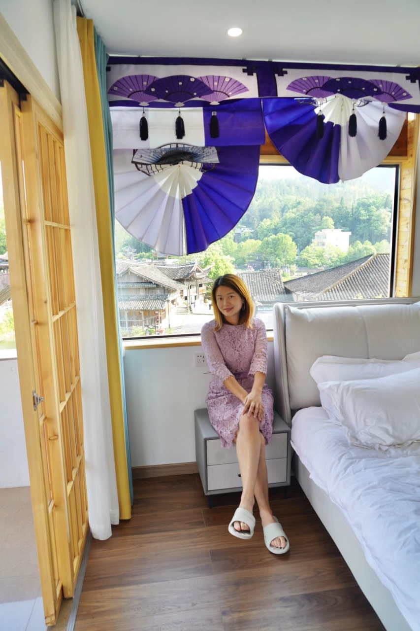 泰顺唯一躺在床上可以看世界最美廊桥的民宿:雪意梅情,就在泗溪北涧桥