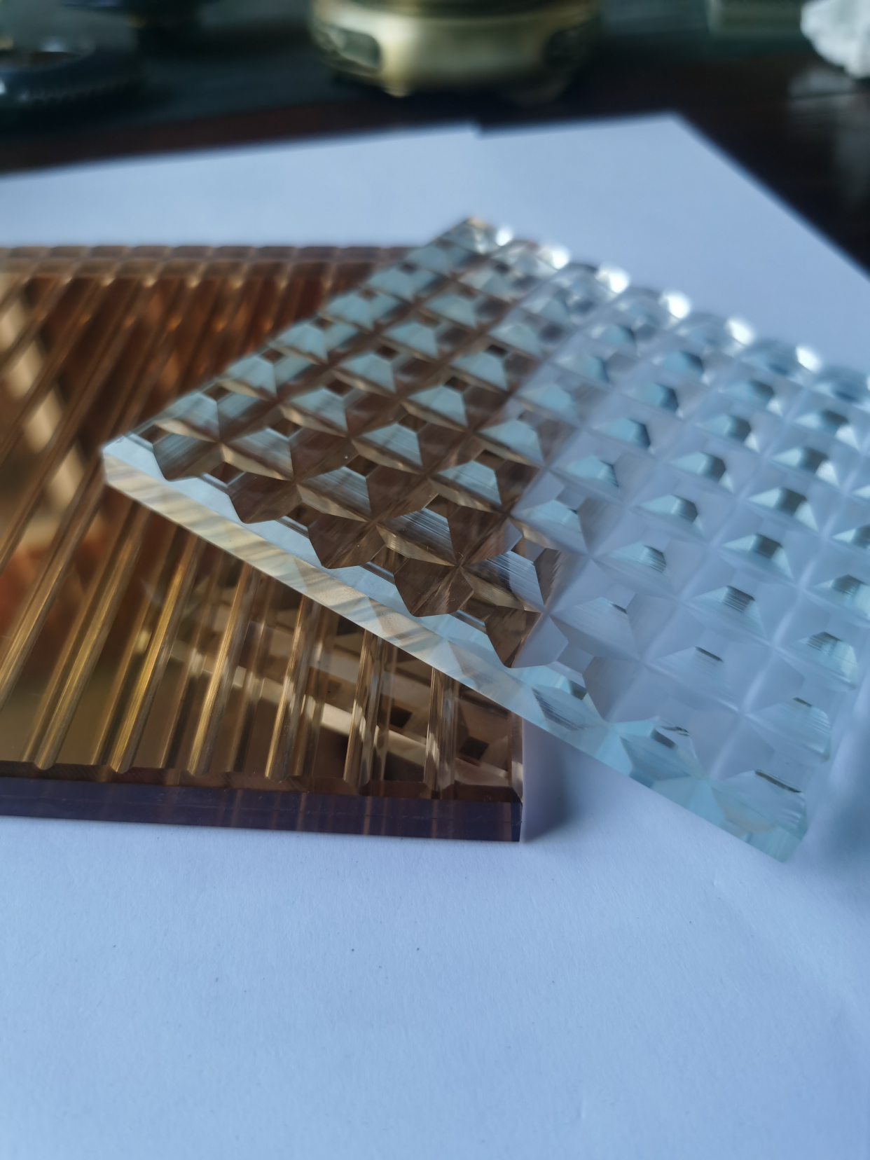 夹丝玻璃车刻玻璃瓦楞玻璃