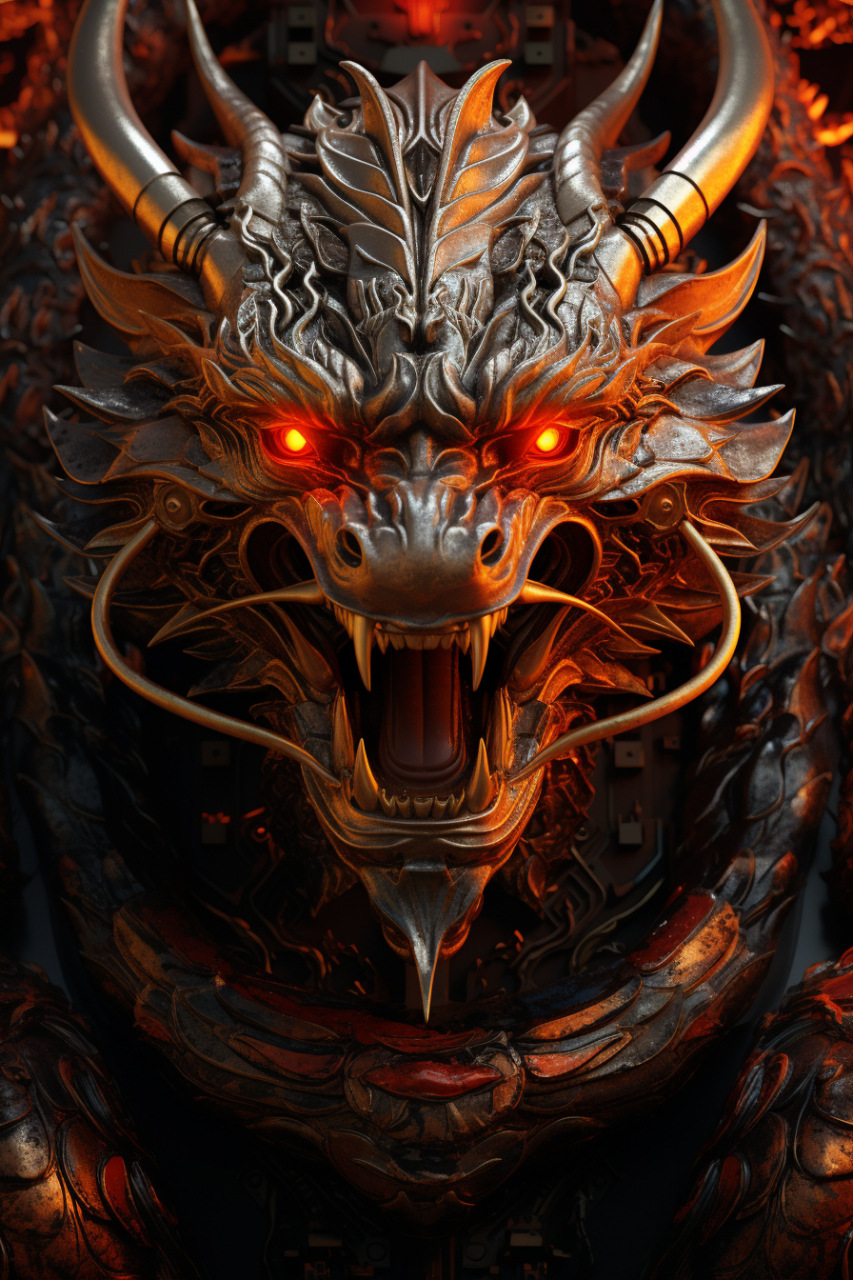 龙头94#ai绘画# #壁纸# #头像