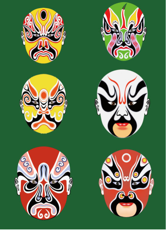 中国的脸谱文化,不只有"蓝脸的窦尔敦",还有这么多颜色!