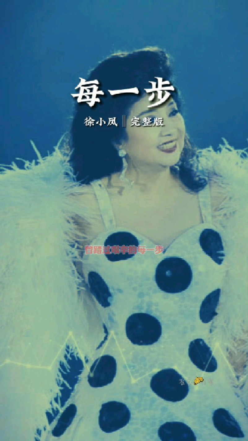 金光灿烂徐小凤,香港殿堂级歌手代表作《每一步》