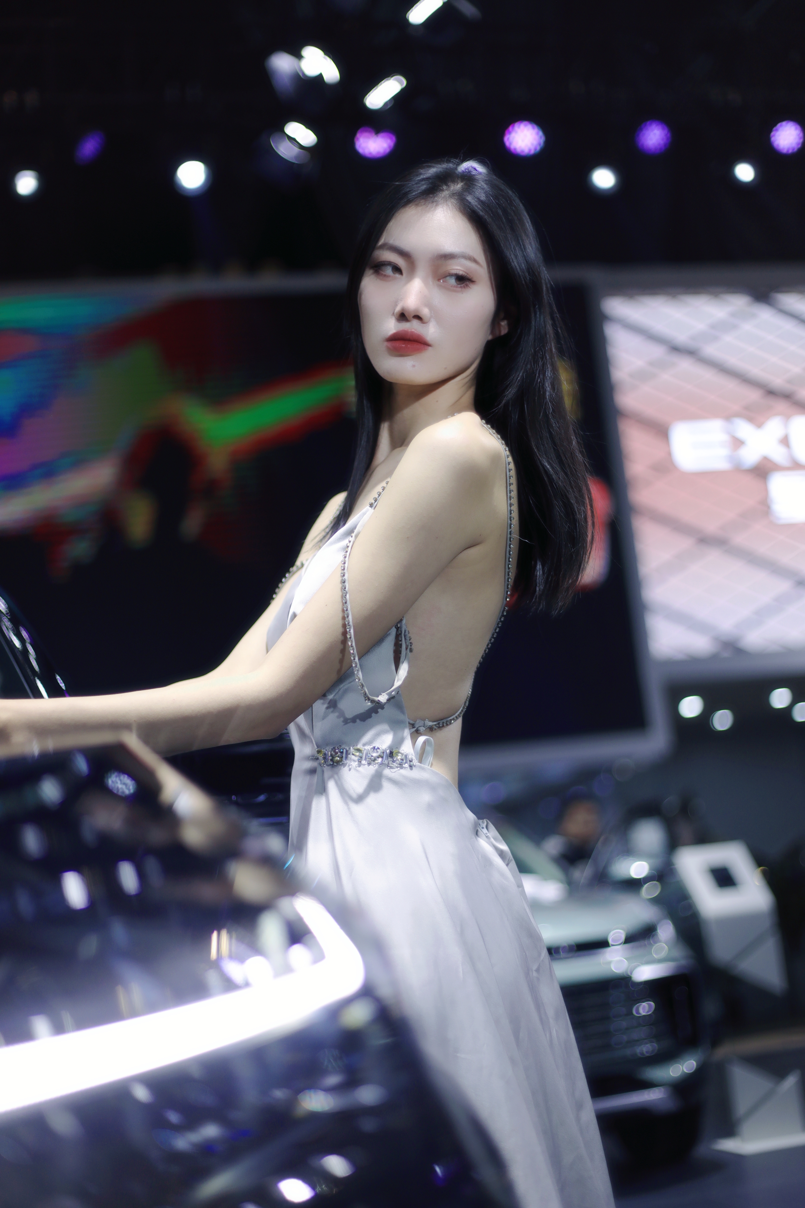 无锡太湖国际博览中心车展,车模现场走秀