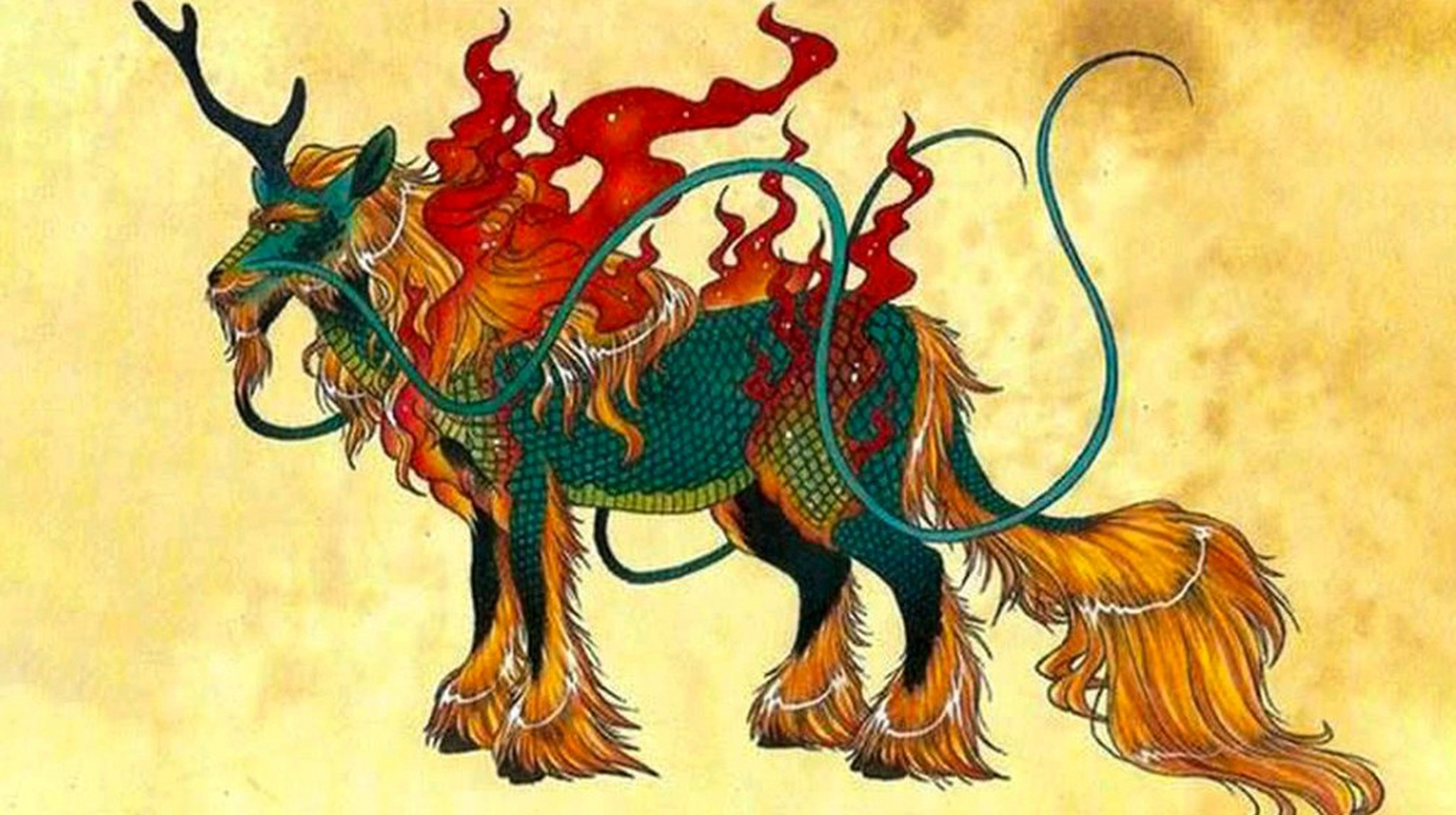 《山海经》中记载了很多种奇珍异兽,其中有许多都是祥瑞之兽.