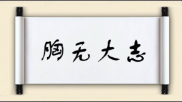 胸无大志向