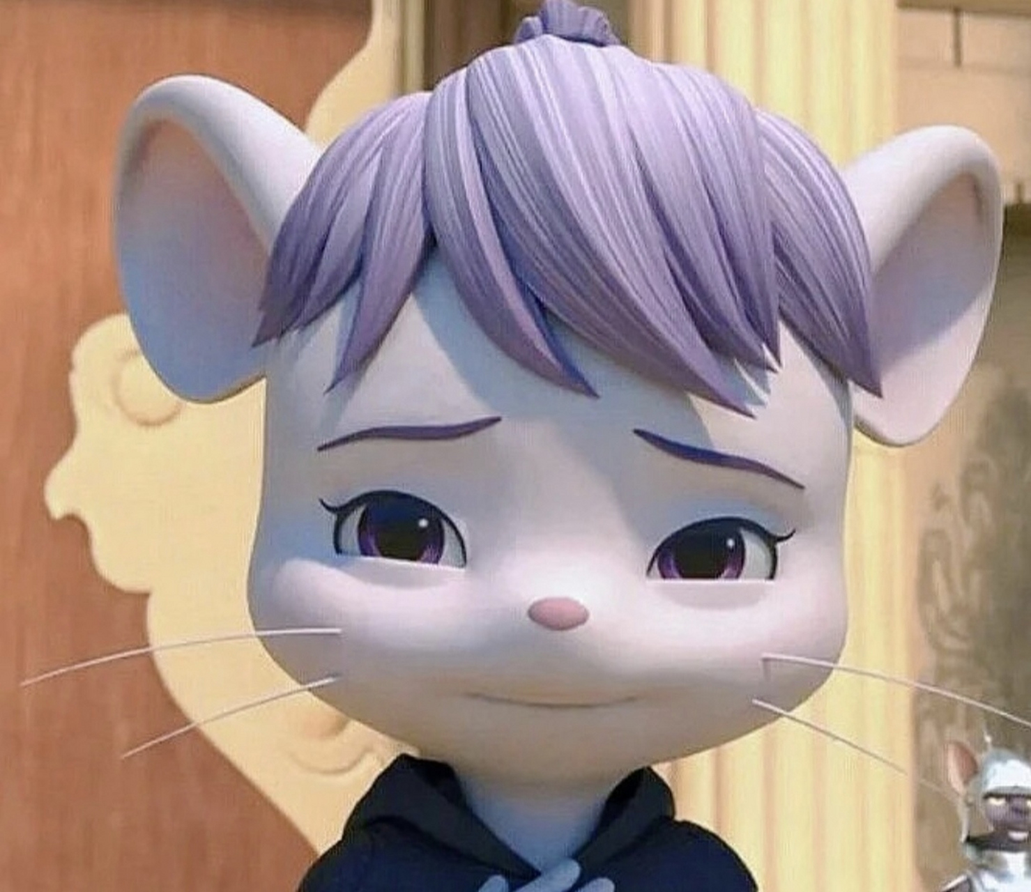 感觉撞脸了舒克贝塔里面的琪琪,自从有了孩子,模样越来越可爱了