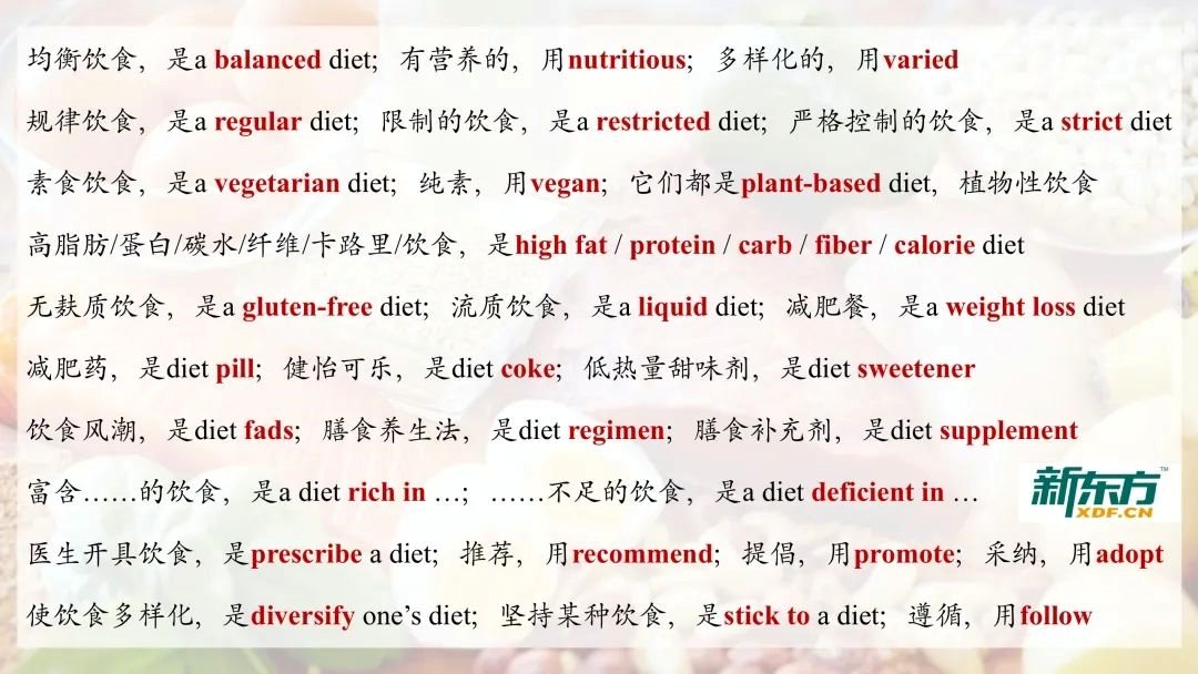 別一提diet就想到減肥餐,這個詞的內涵可太豐富了