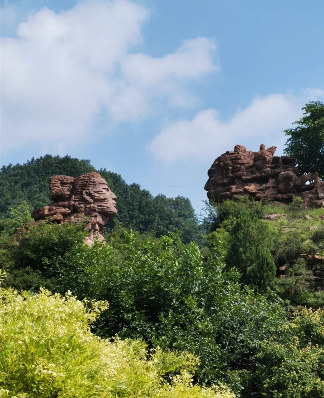 邢台天河山爱情山图片