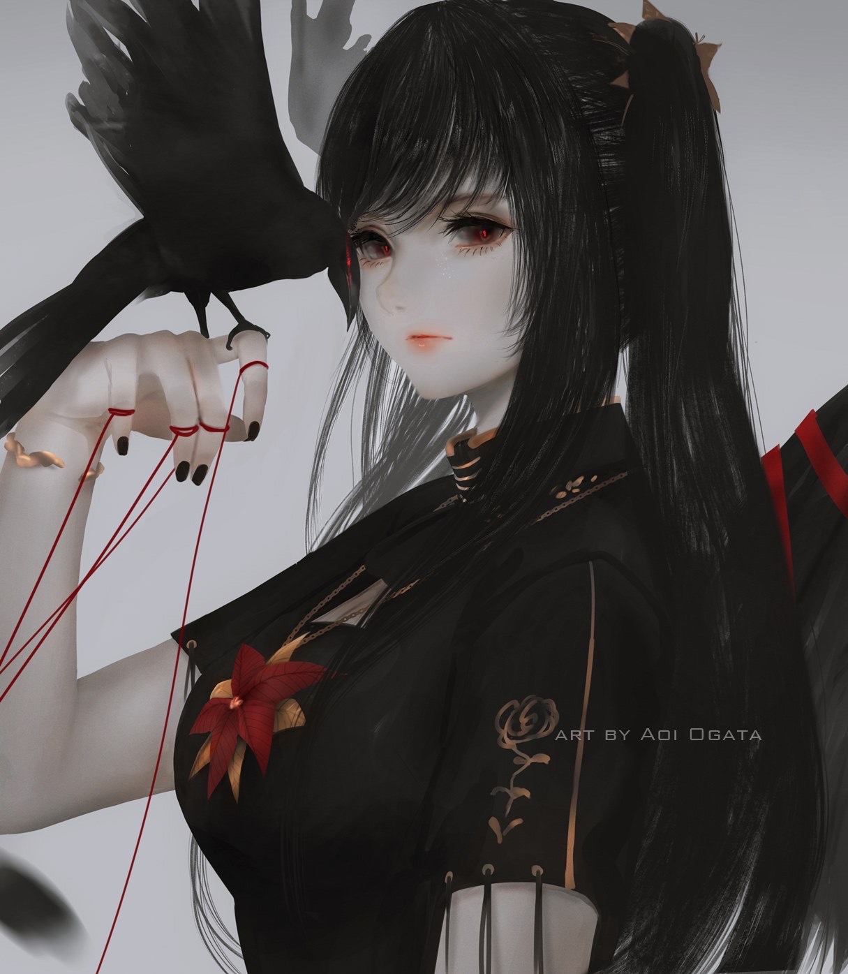 「p站美图」暗黑系风格女生壁纸!