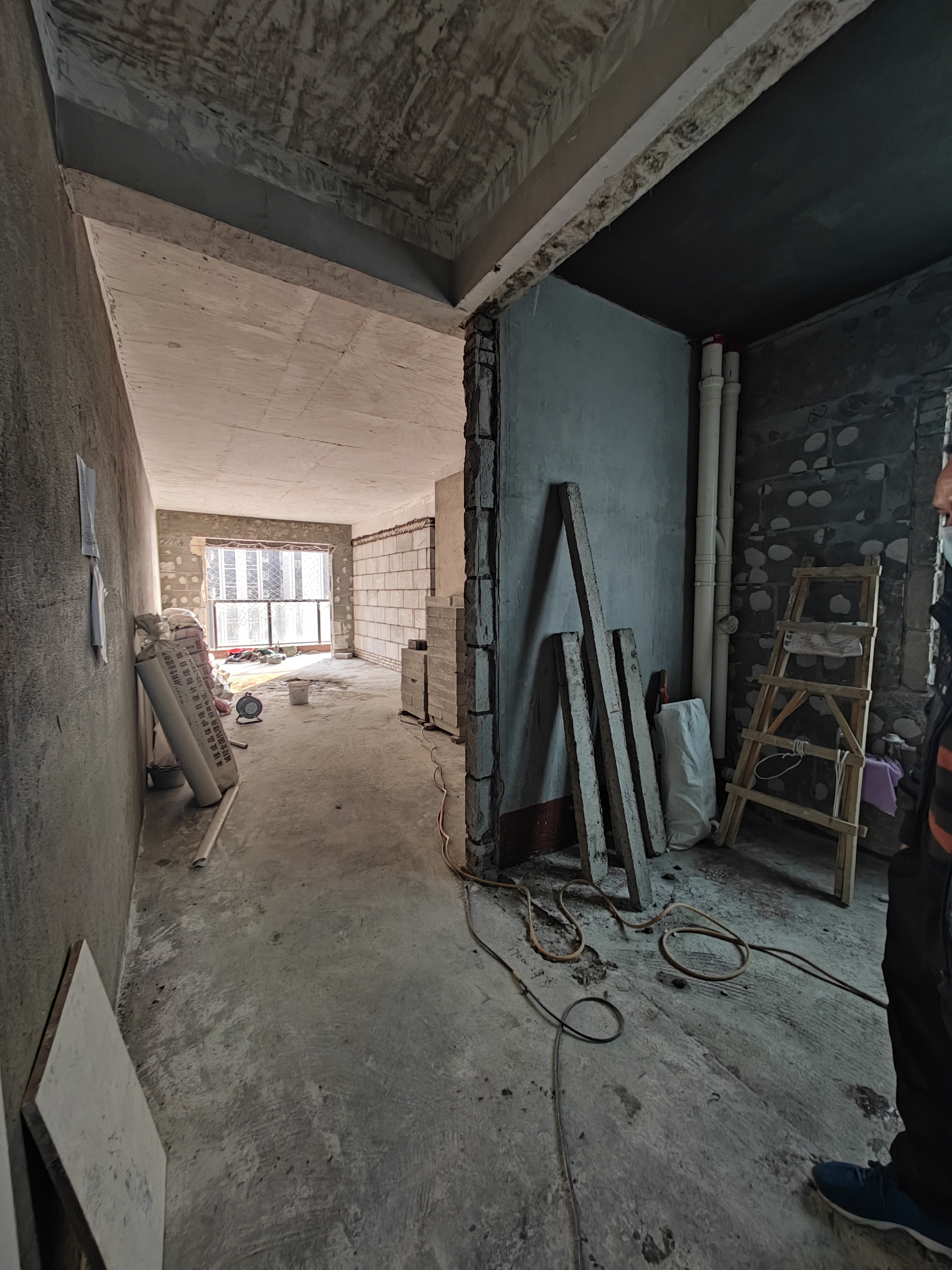 当代华侨城东岸·汉口道6号124平主卧套卧设计,全房拆砌墙效果实拍