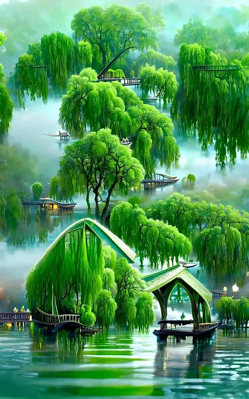 漂亮的绿色仙境#摄影# #中国美景大赏