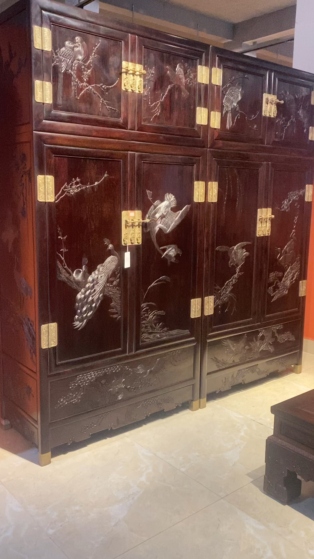 印度小叶紫檀顶箱柜