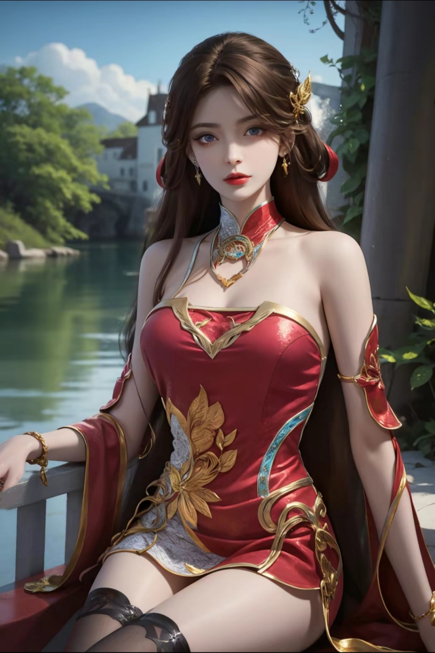 完美世界火桑女火灵儿ai美图[互粉]