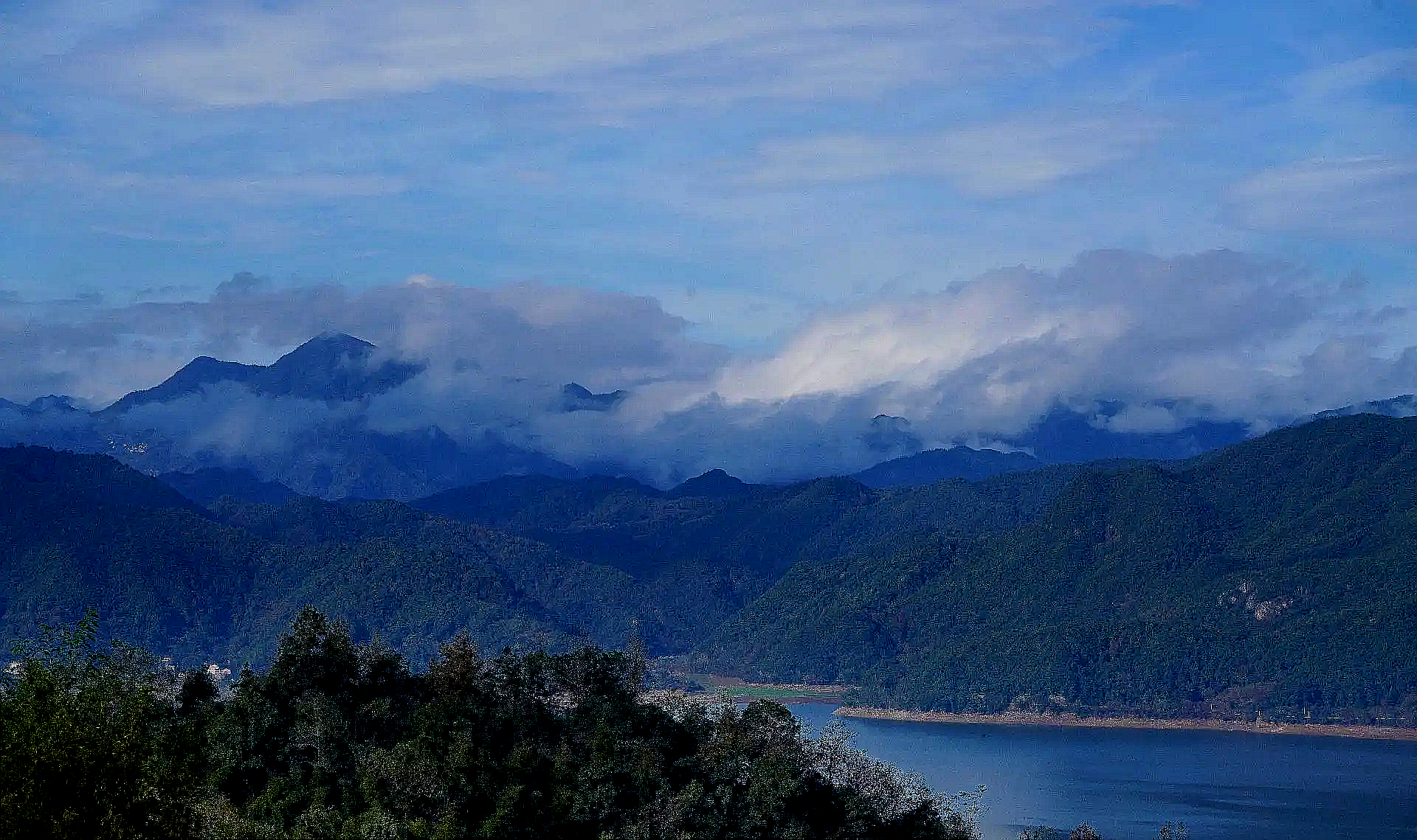 长潭水库风景区图片