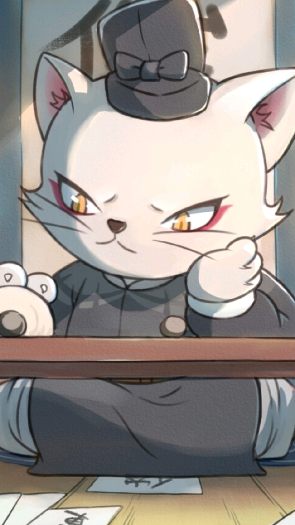 二次元别样中国年#大理寺日志:猫爷萌到众人,有人想摸肉球,七娘瑟瑟