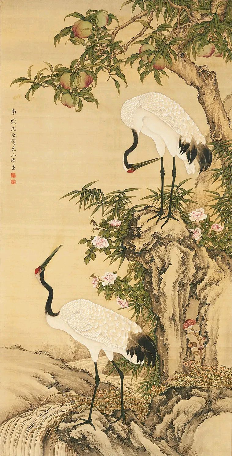 清朝花鸟画第一人沈铨绘画名作欣赏