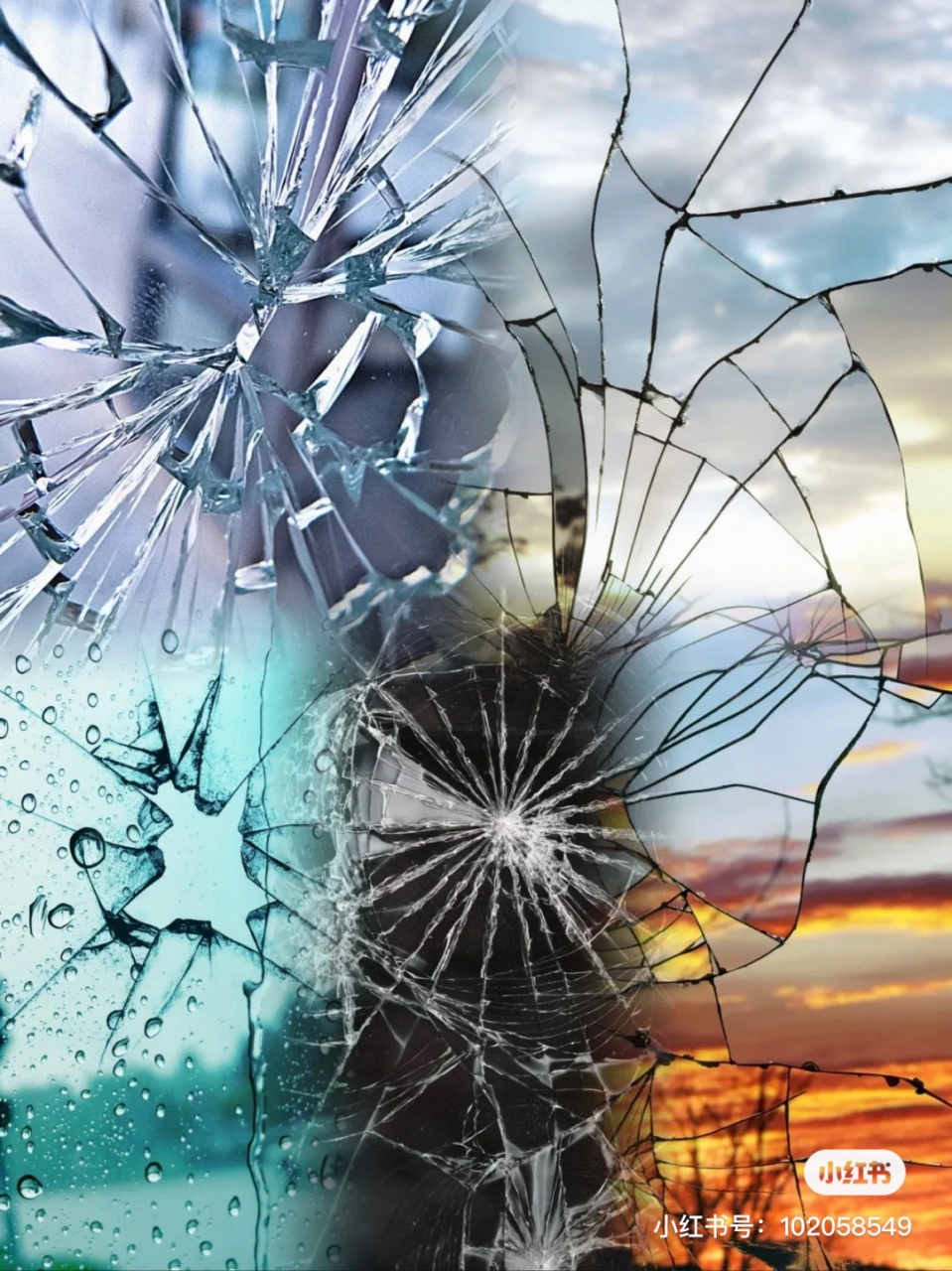 16壁纸破碎的美 #全屏壁纸 #每日壁纸 #壁纸 #高清壁纸 #卡通壁纸