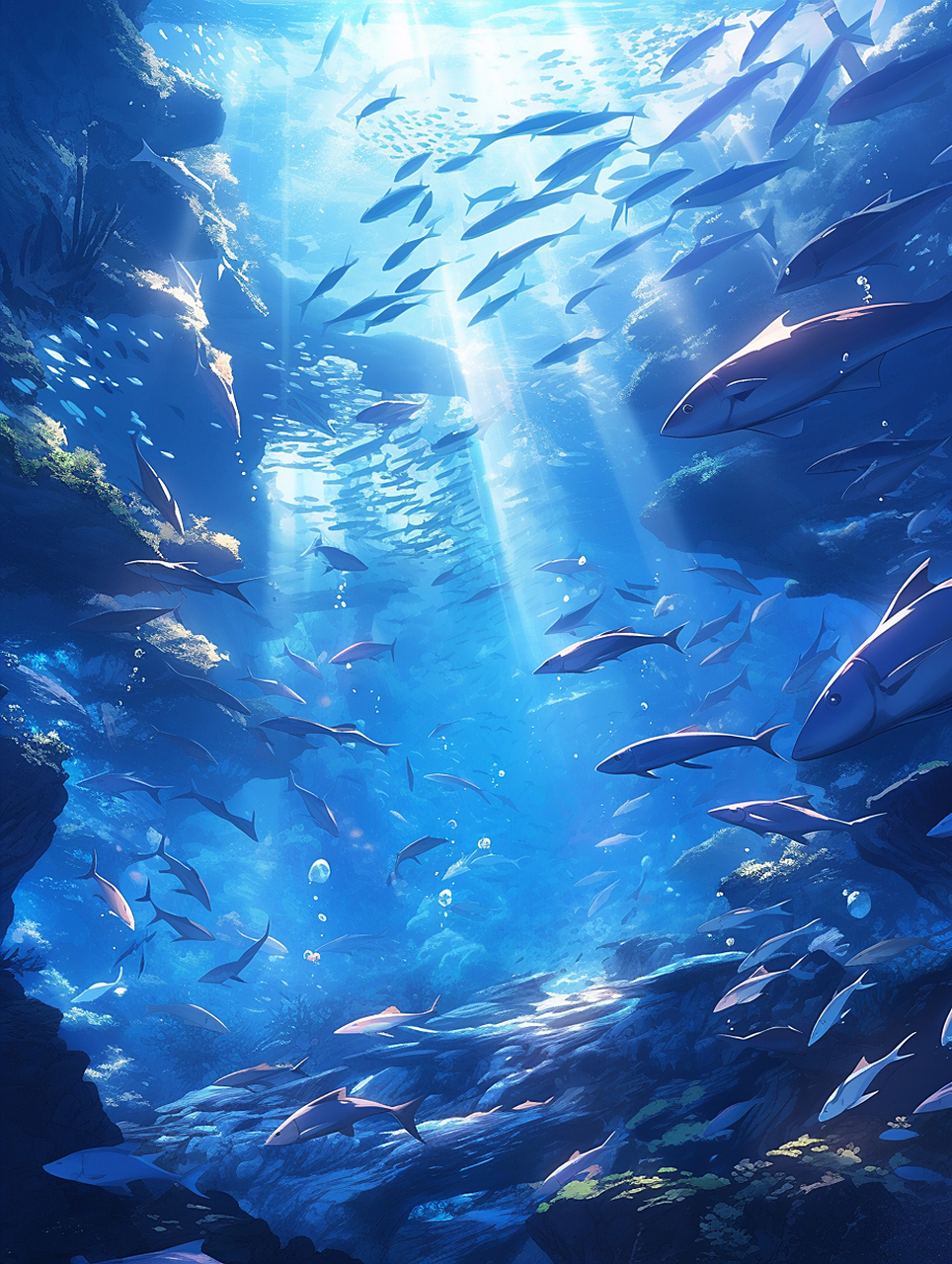 ai图# #3d动漫# #ai共创计划# #ai生画# #海洋生态