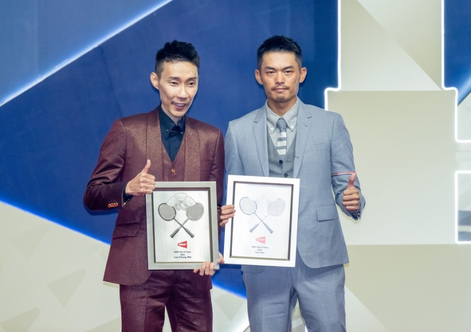 林丹李宗伟入选世界羽联名人堂