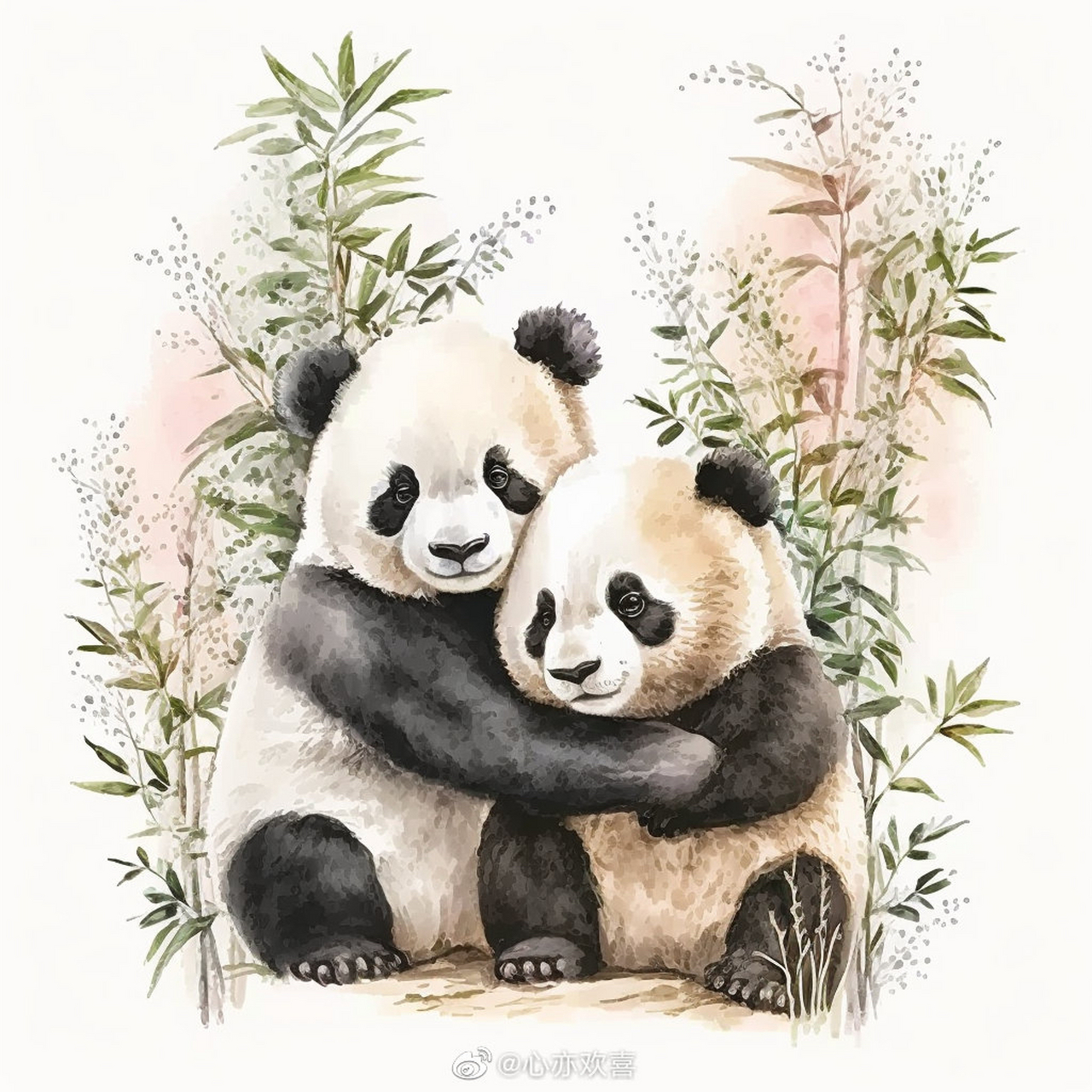 画师:心亦欢喜  可爱的熊猫94
