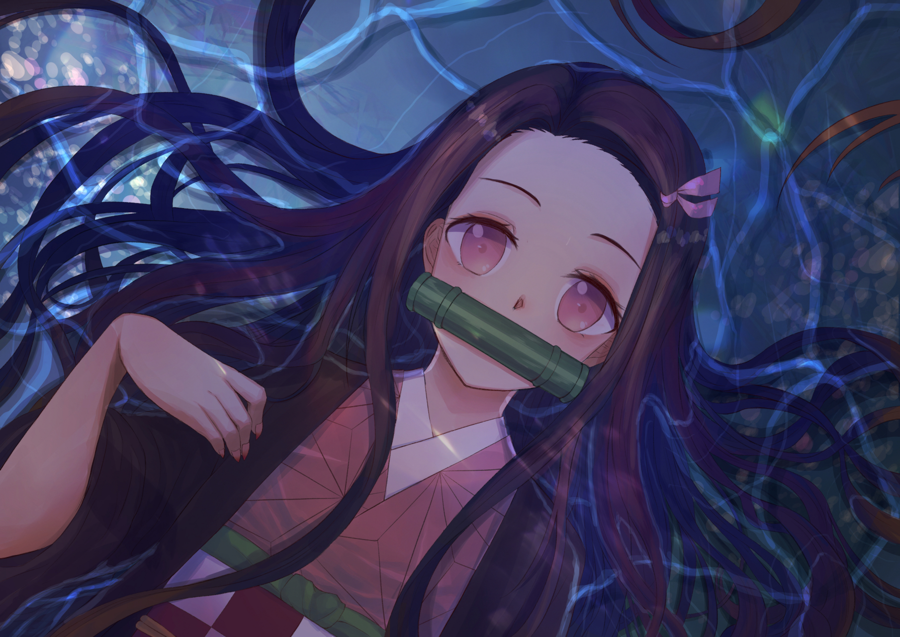 动漫壁纸# 灶门祢豆子~14