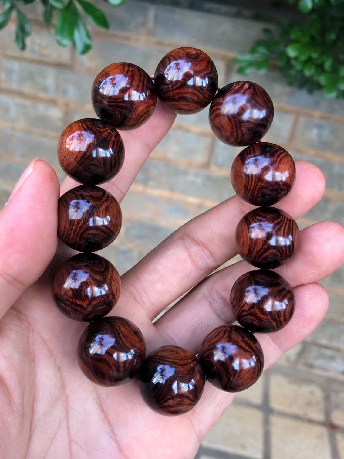 极品海南黄花梨紫油梨2.0cm对眼,大黑线x纹,木质细腻质感