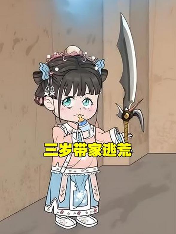 三岁带家逃荒