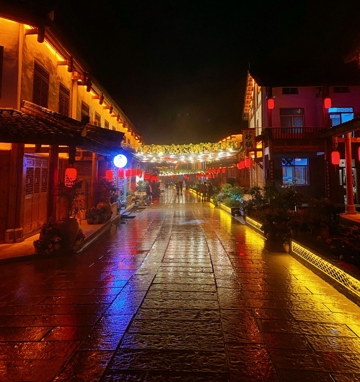 昭化西市夜景图片