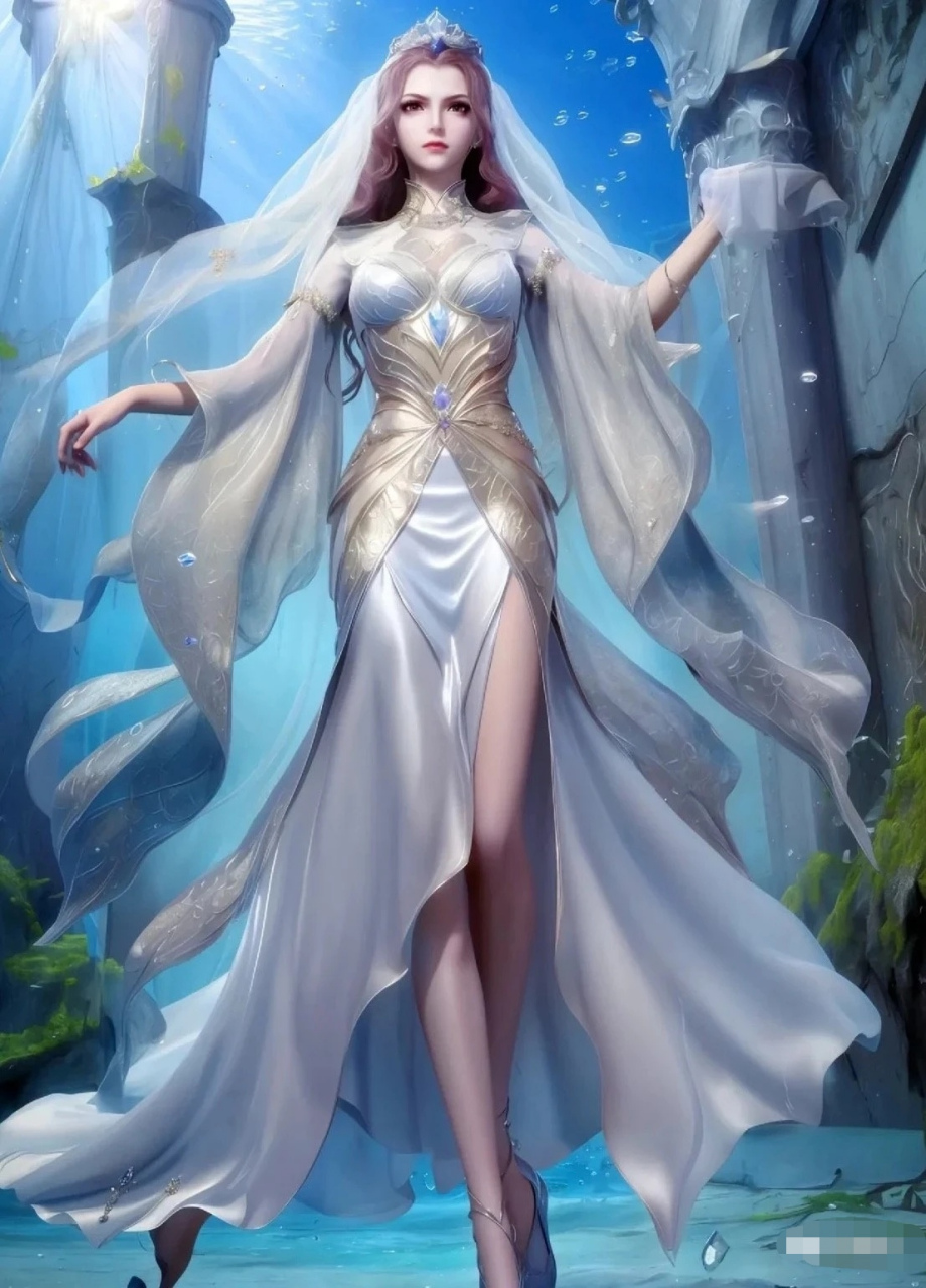 美图分享#当比比东变成海底女王