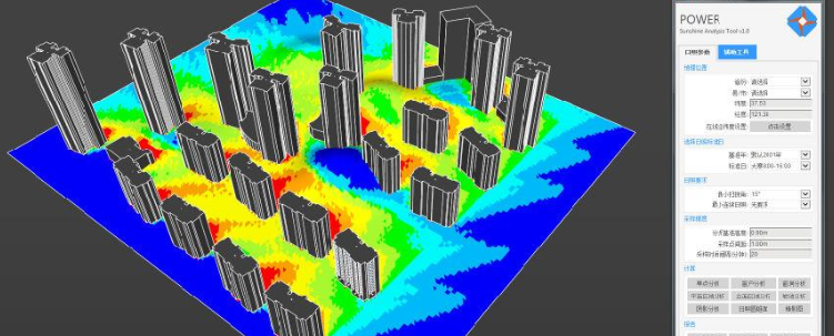 日照分析图怎么看