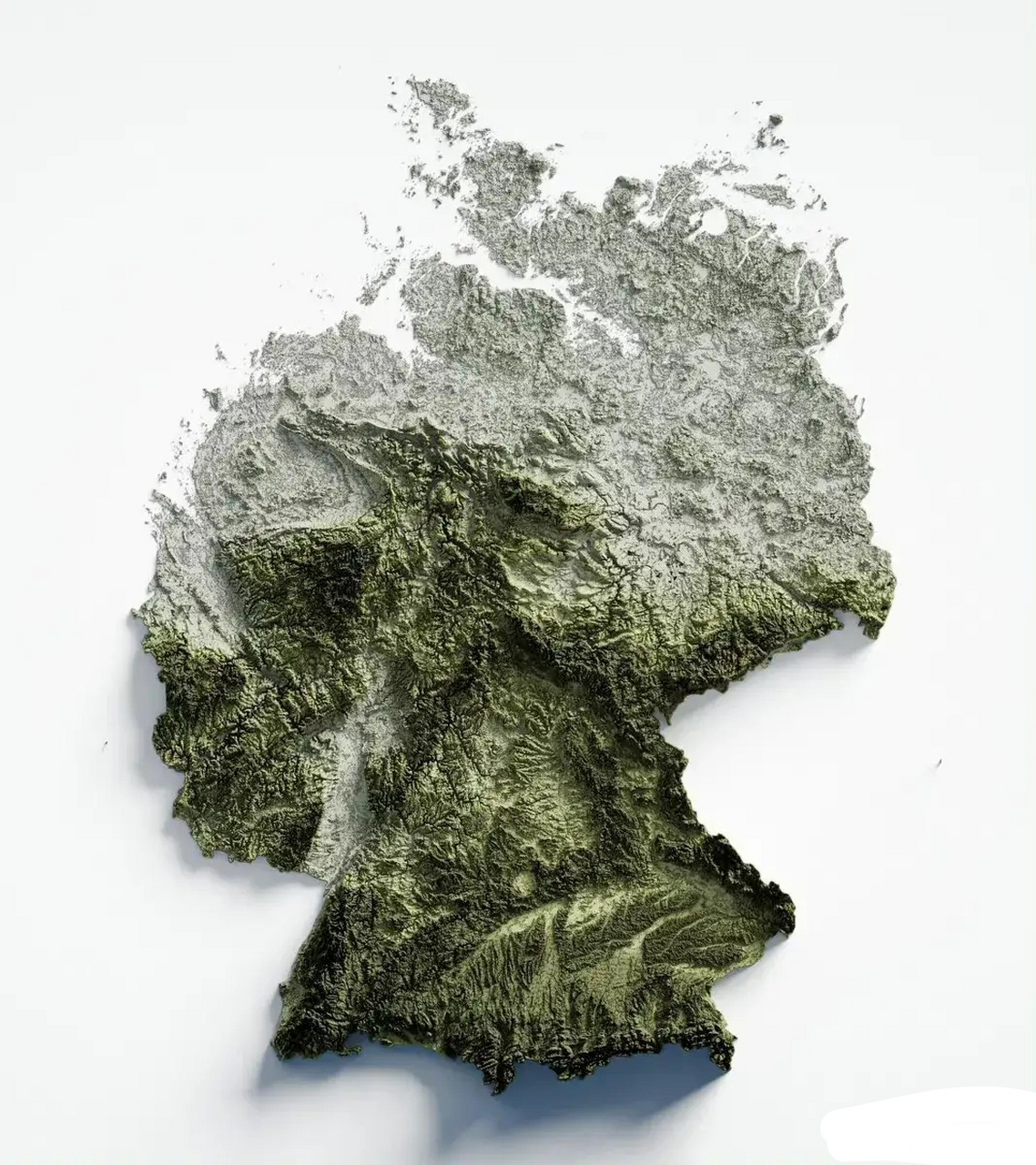 按照中国人的标准,德国的地形也挺糟糕的.