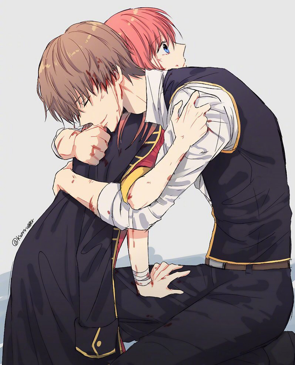 银魂# 总悟和神乐,好喜欢这对相爱相杀的小情侣(*▽*)78 twi