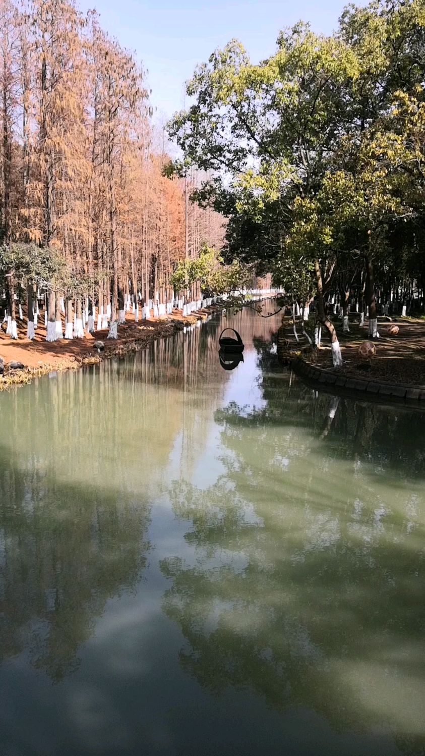 苏州太湖万公堤秋冬美景