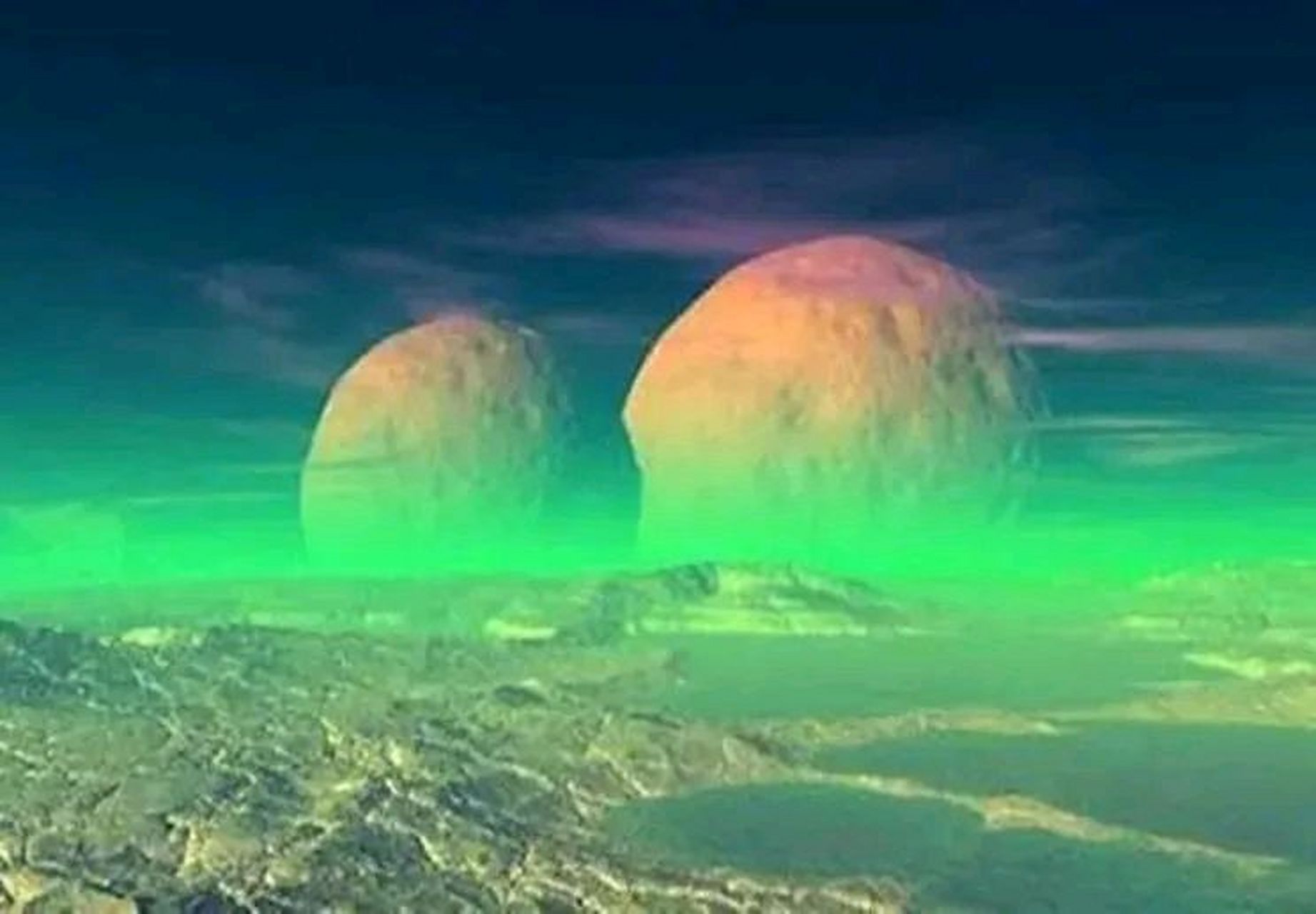 被誉为超级地球的额开普勒22b,地表平均 温度为22摄氏度,直径是地球的