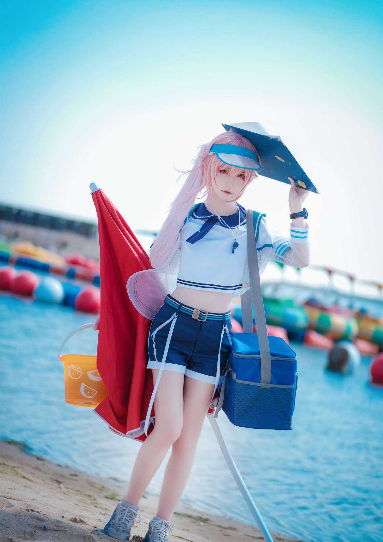 安塞尔cos精美图册:碧海蓝天,明眸善睐