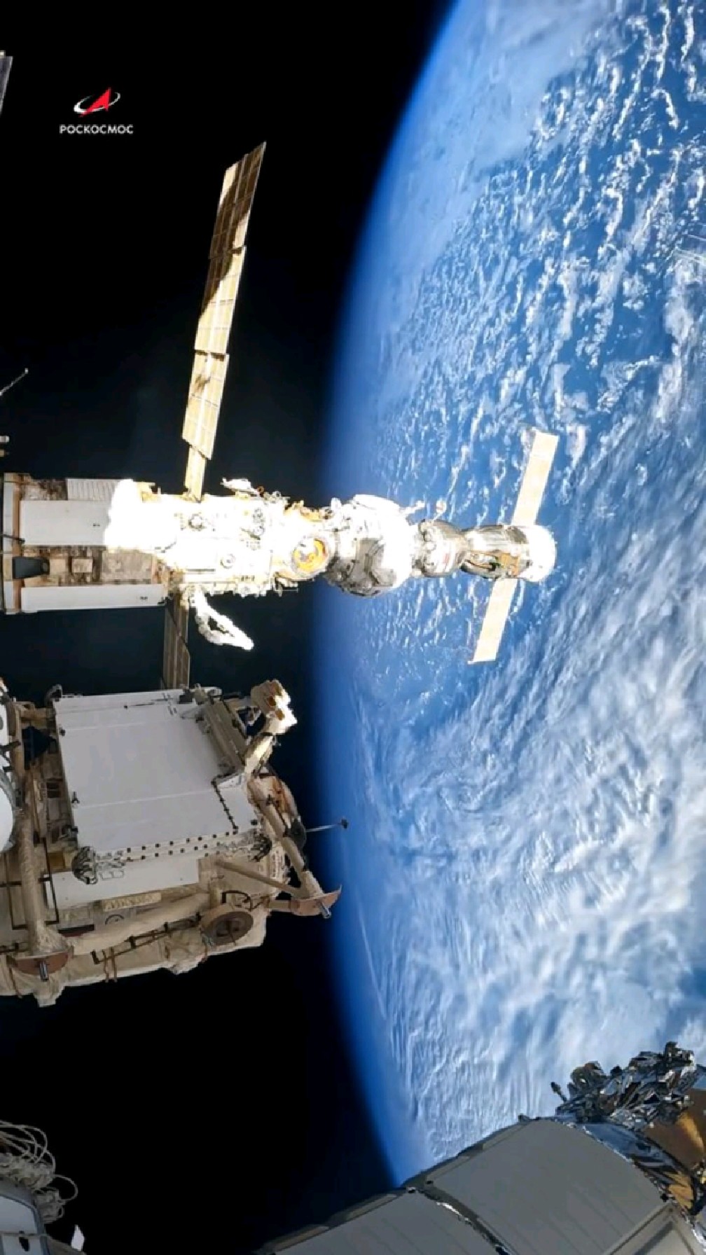 宇航员从空间站角度拍摄的美丽地球,太壮观了