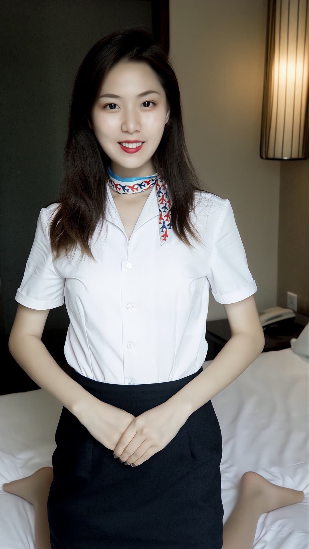 街拍美女,漂亮的职业装小姐姐,这笑容可真甜!