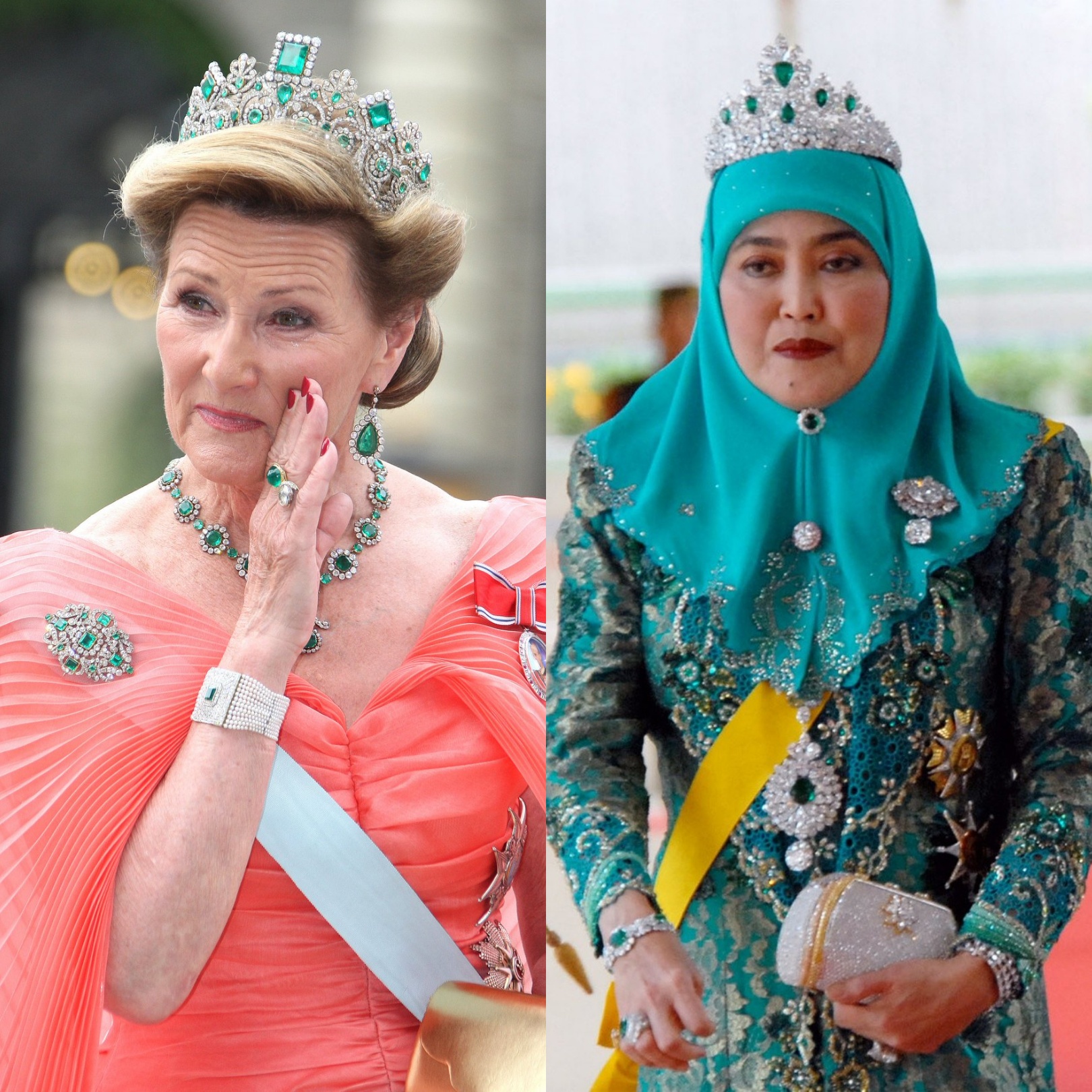 文莱王室的王冠比大多数欧洲王室的都奢华,但为啥戴着就不高级?