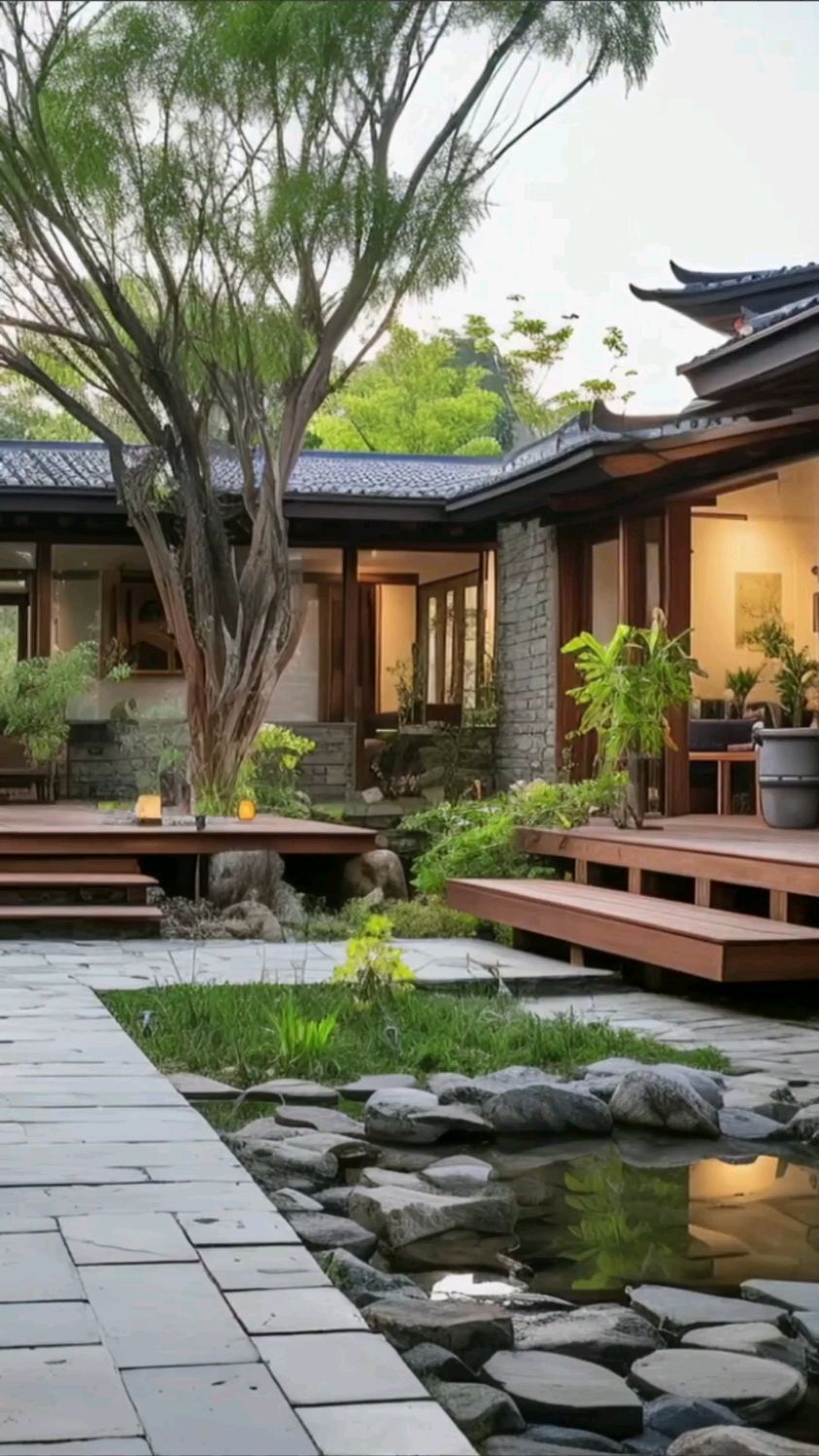 比起城市的楼房,我更喜欢农村的小院