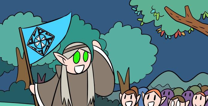 图解中土世界「7」中洲第一个精灵王国