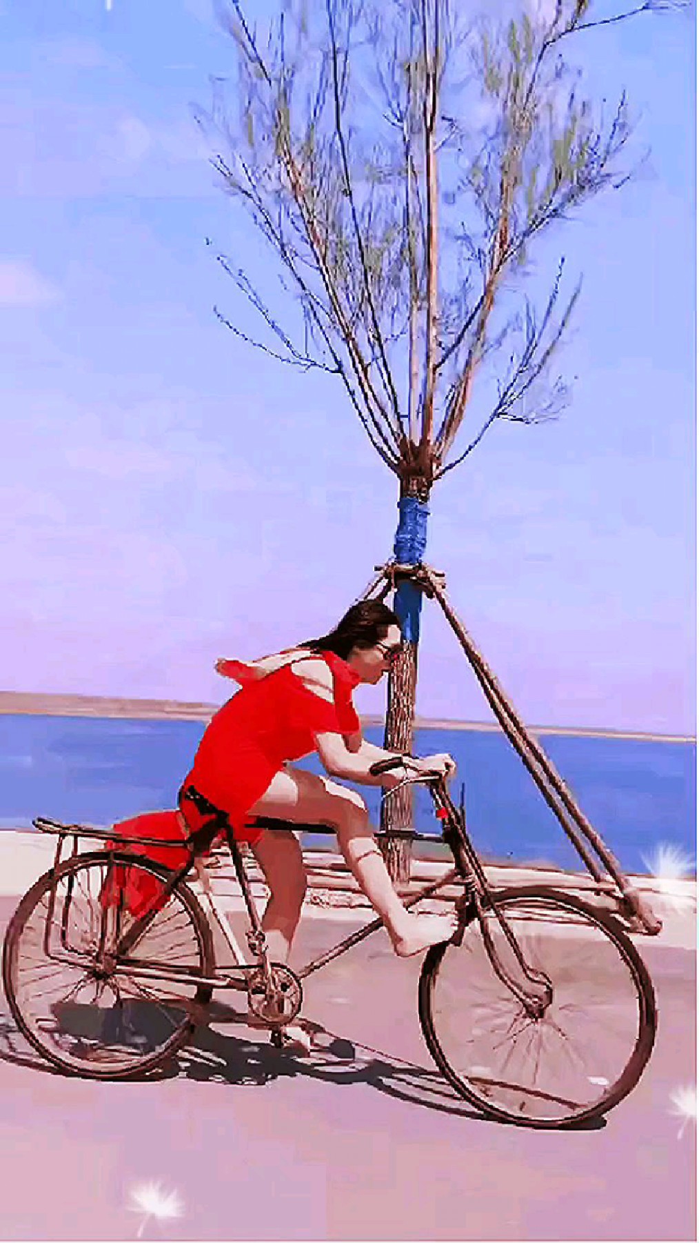 经典28大杠#搞笑#自行车