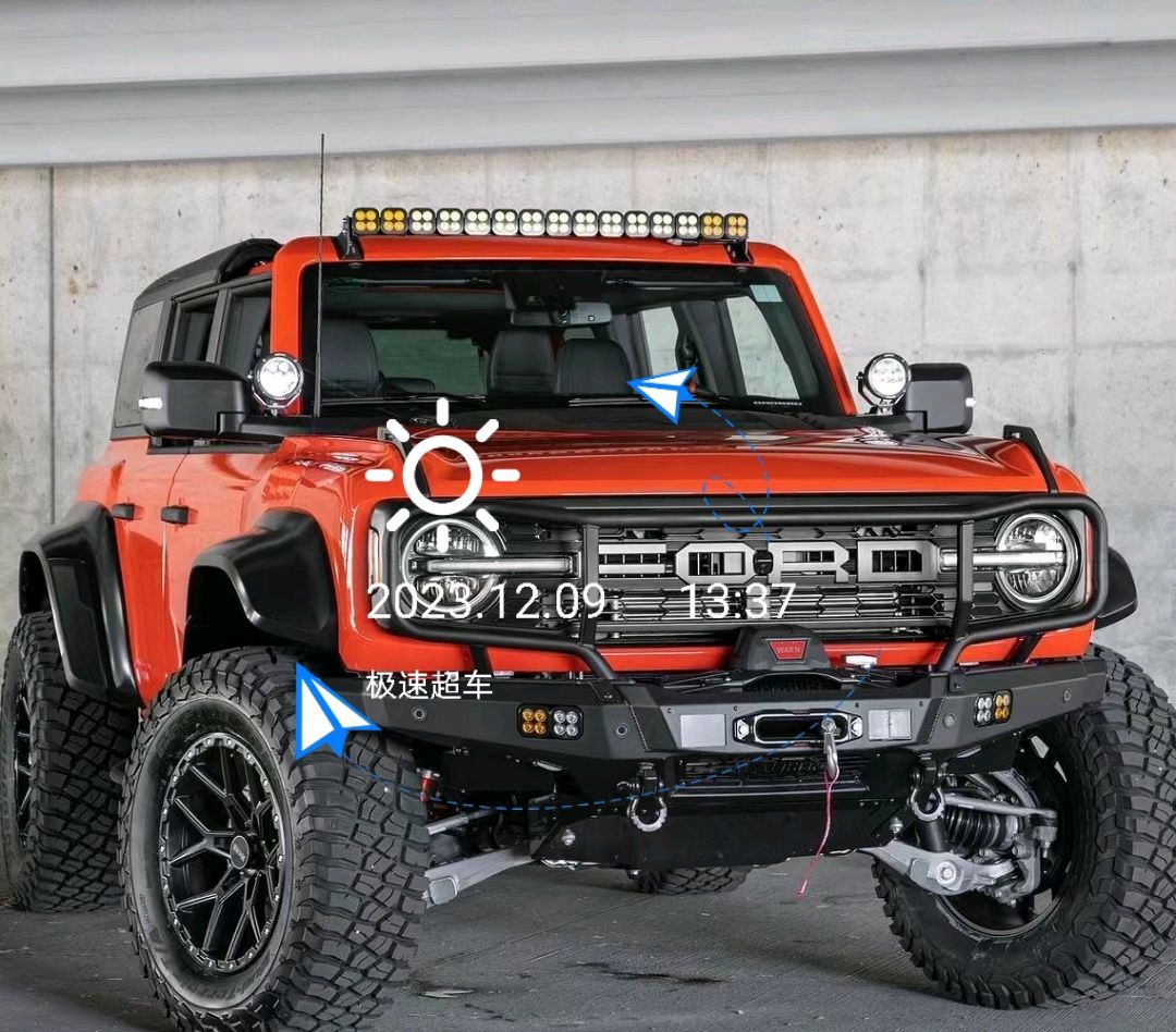 驾驶乐趣十足,福特bronco"荒漠版"来啦,霸气无比,竞争牧马人