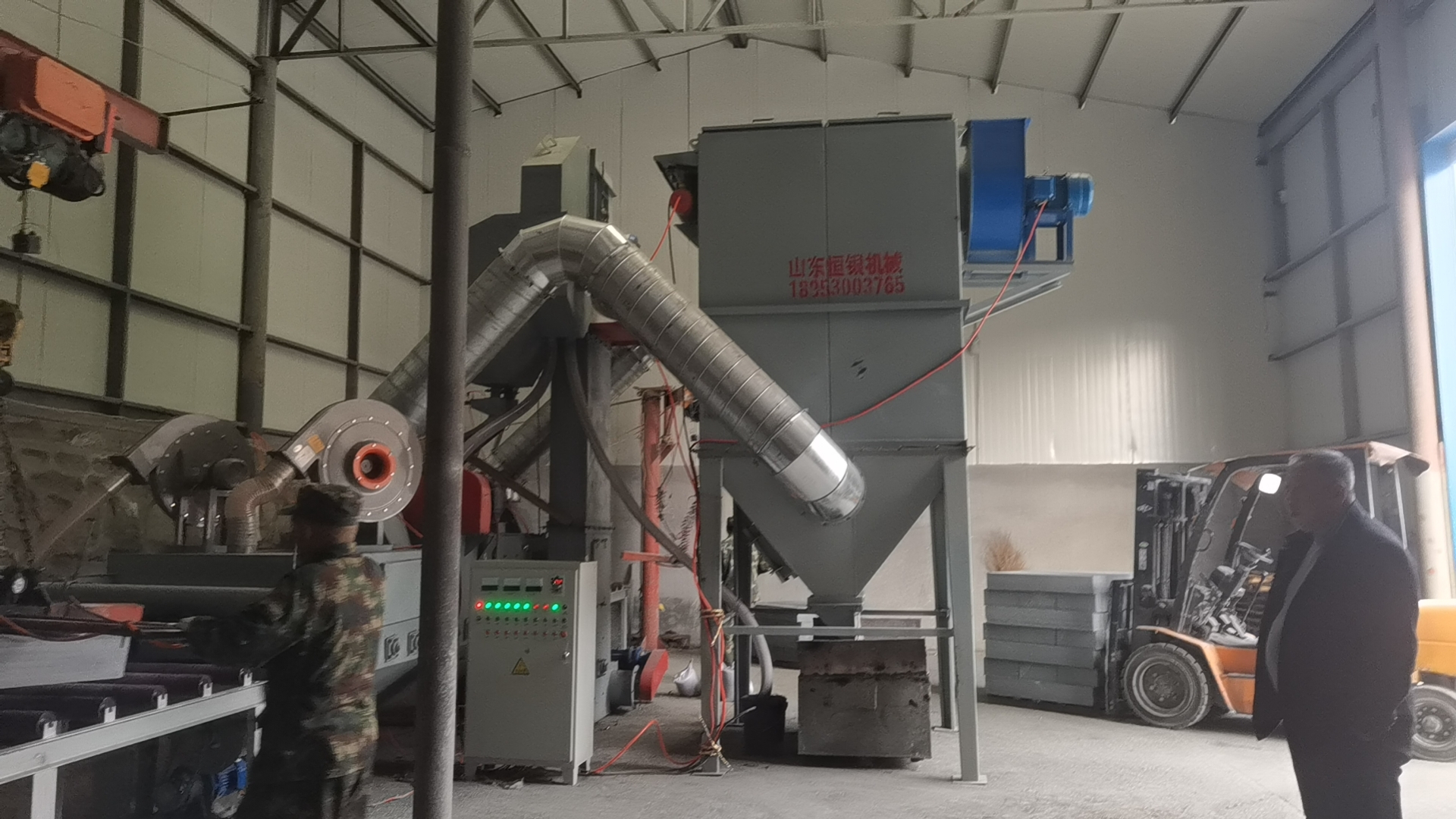 石材喷砂机图片