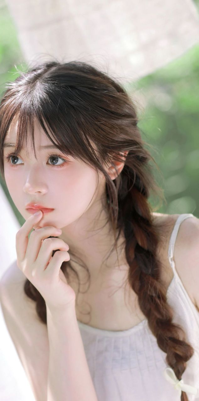 颜沁清凉穿搭,清纯可爱小清新, 夏日氛围感满满.