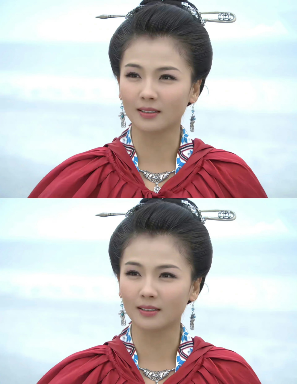 刘涛曾出演电视剧《妈祖》中的林默娘一角, 真的好美啊,当年一出场就