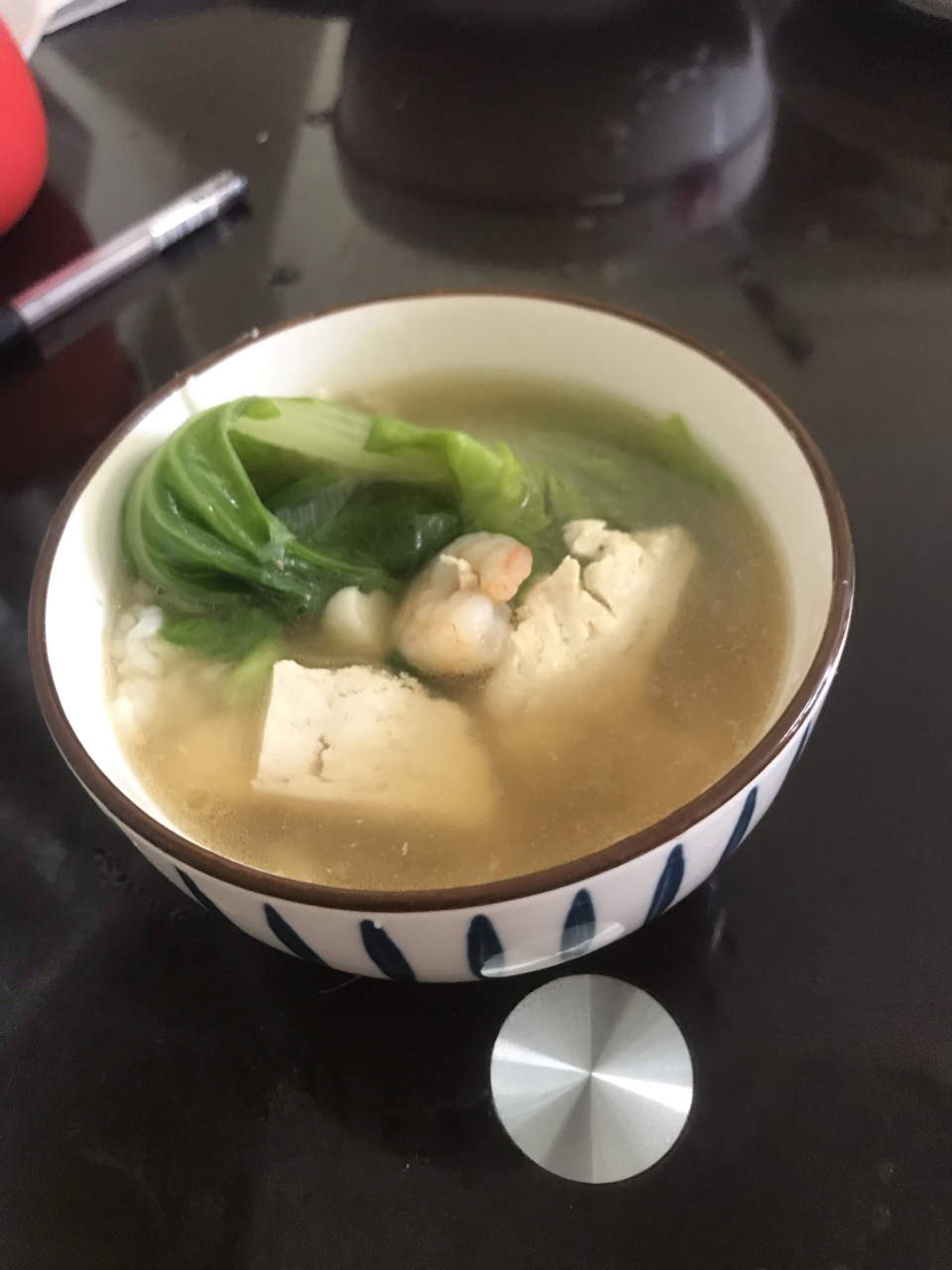 最近天气实在太热, 做一道清淡的珍珠翡翠白玉汤