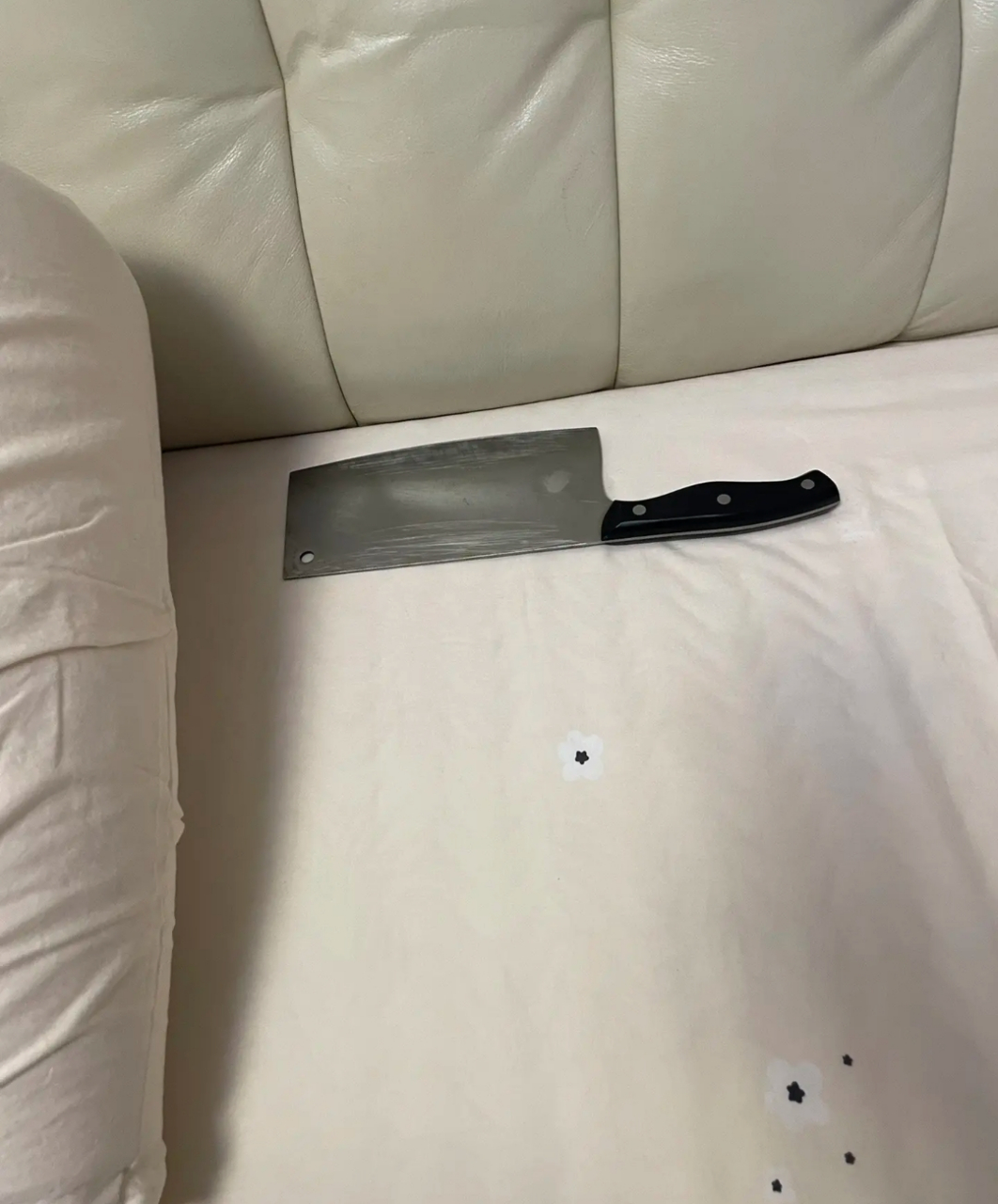 枕头下永远放着一把刀,就算我不说,单身独居的女性应该也会懂吧,也许