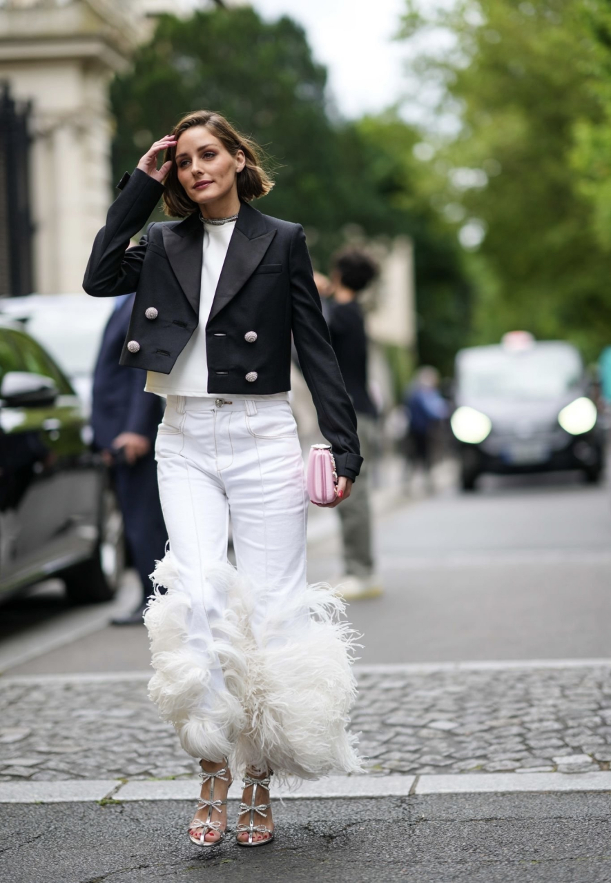 olivia palermo在巴黎外出街拍