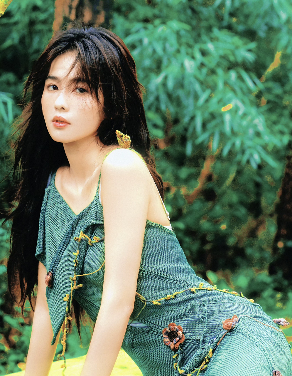 白鹿清纯唯美写真